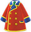 Animal Crossing Items Switch Red conductor's jacket