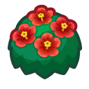 Animal Crossing Items Switch Red-hibiscus Bush