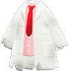 Animal Crossing Items Switch Red necktie ripped doctor's coat