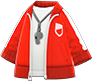 Animal Crossing Items Switch Red open track jacket