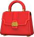 Animal Crossing Items Switch Red pleather handbag