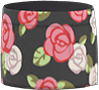 Animal Crossing Items Switch Red roses on black rose-print skirt