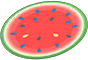 Animal Crossing Items Switch Red watermelon rug