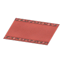 Animal Crossing Items Switch Red Wedding Rug