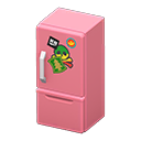 Animal Crossing Items Refrigerator Pink / Rock