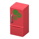 Animal Crossing Items Refrigerator Red / Fruits