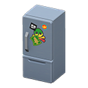 Animal Crossing Items Refrigerator Silver / Rock