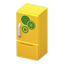 Animal Crossing Items Refrigerator Yellow / Fruits