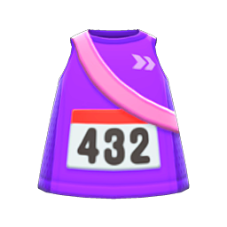 Animal Crossing Items Relay Tank Purple