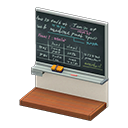 Animal Crossing Items Right chalkboard section Language arts