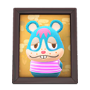 Animal Crossing Items Rodney'S Photo Dark Wood