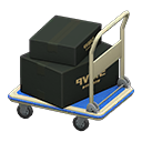 Animal Crossing Items Rolling cart Black Box style Blue