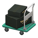 Animal Crossing Items Rolling cart Black Box style Green