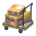 Animal Crossing Items Rolling cart Labels Box style Black