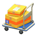 Animal Crossing Items Rolling cart Yellow Box style Blue