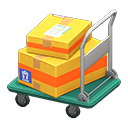 Animal Crossing Items Rolling cart Yellow Box style Green