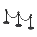 Animal Crossing Items Rope partition Black