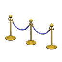 Animal Crossing Items Rope partition Gold & blue