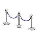 Animal Crossing Items Rope partition Silver & blue