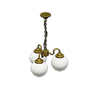 Animal Crossing Items Round light fixture Gold