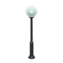 Animal Crossing Items Round streetlight Black