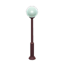 Animal Crossing Items Round streetlight Brown