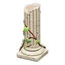 Animal Crossing Items Ruined broken pillar Ivory