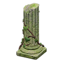 Animal Crossing Items Ruined broken pillar Mossy