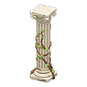 Animal Crossing Items Ruined decorated pillar Ivory