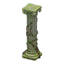 Animal Crossing Items Ruined decorated pillar Mossy