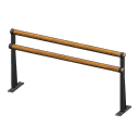 Animal Crossing Items Safety railing Dark brown