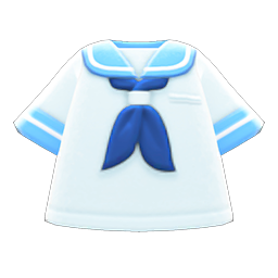 Animal Crossing Items Sailor's Tee Light blue