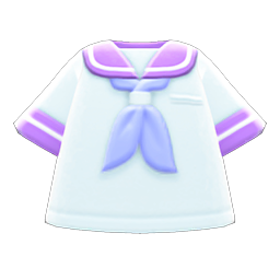 Animal Crossing Items Sailor's Tee Purple