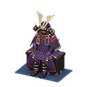 Animal Crossing Items Samurai suit Purple