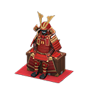 Animal Crossing Items Samurai suit Red