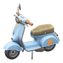 Animal Crossing Items Scooter Animal Sticker Light blue