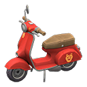 Animal Crossing Items Scooter Animal Sticker Red