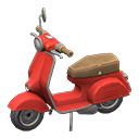 Animal Crossing Items Scooter None Sticker Red