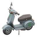 Animal Crossing Items Scooter Tree Sticker Silver