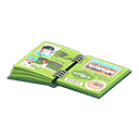 Animal Crossing Items Scrapbook Green