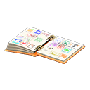 Animal Crossing Items Scrapbook White