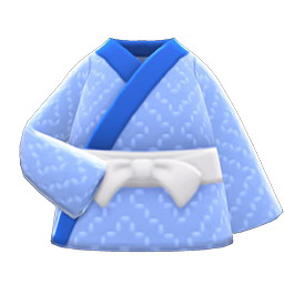 Animal Crossing Items Sea Hanten Shirt Blue