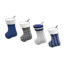 Animal Crossing Items set of stockings Blue