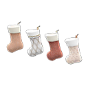 Animal Crossing Items set of stockings brown