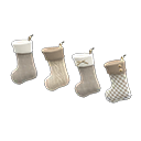 Animal Crossing Items set of stockings grey