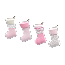 Animal Crossing Items set of stockings Pink