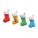 Animal Crossing Items set of stockings Red