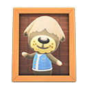 Animal Crossing Items Shep'S Photo Natural Wood