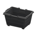 Animal Crossing Items Shopping basket Black