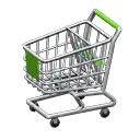 Animal Crossing Items Shopping cart Green Handle color